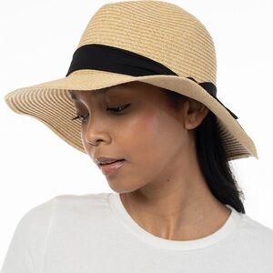 NWT Giani Bernini Women’s Chiffon Band Panama Hat
